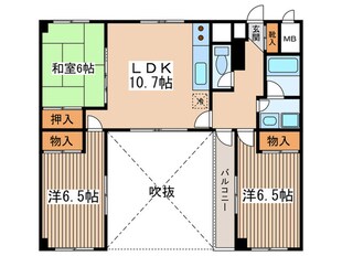 ガ－デン・カラ－丸井の物件間取画像